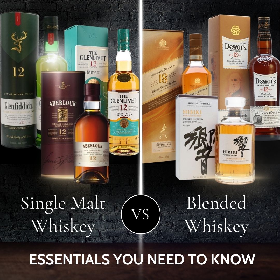 Single Malt Vs. Blended Whiskey: Essentials You Need to Know