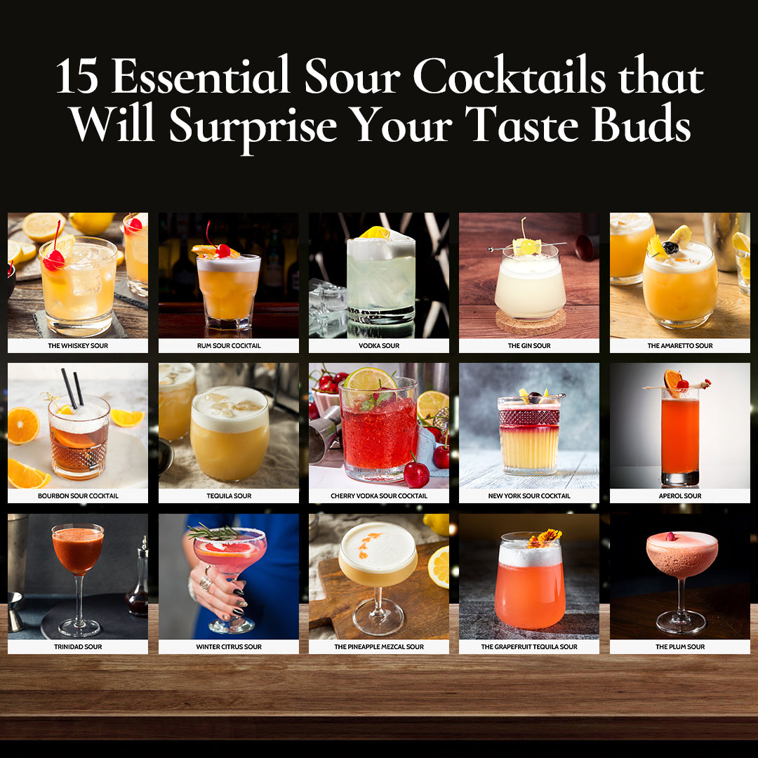 15 Essential Sour Cocktails that Will Surprise Your Taste Buds