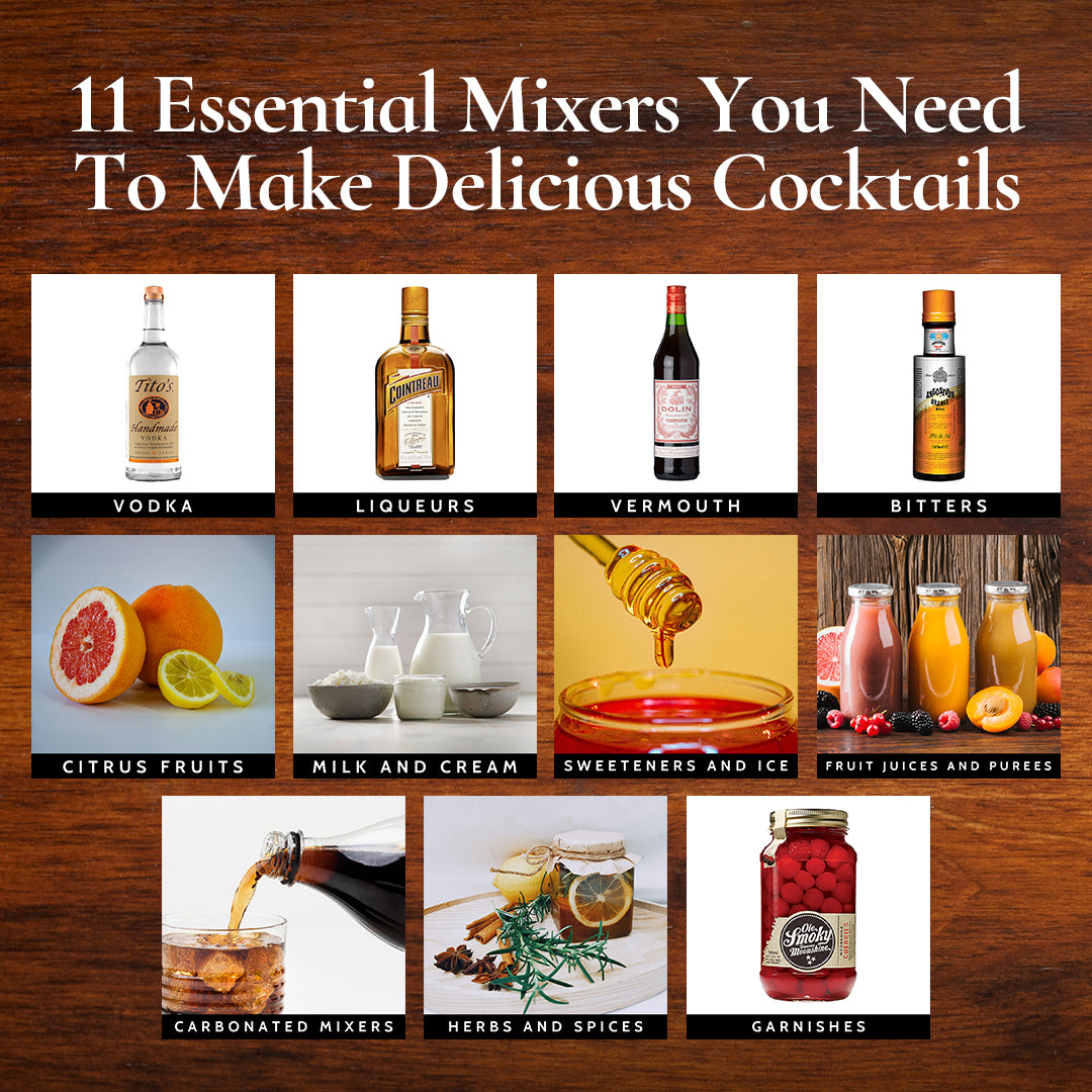 11 Essential Mixers You Need To Make Delicious Cocktails