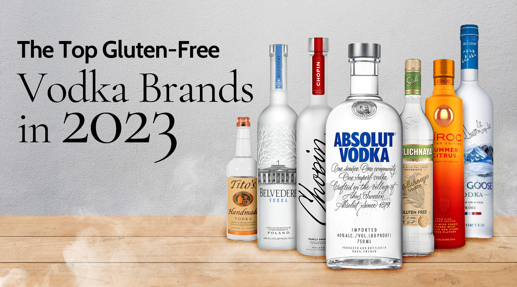 Top Gluten-Free Vodka Brands in 2023 [Bonus Cocktail Recipies