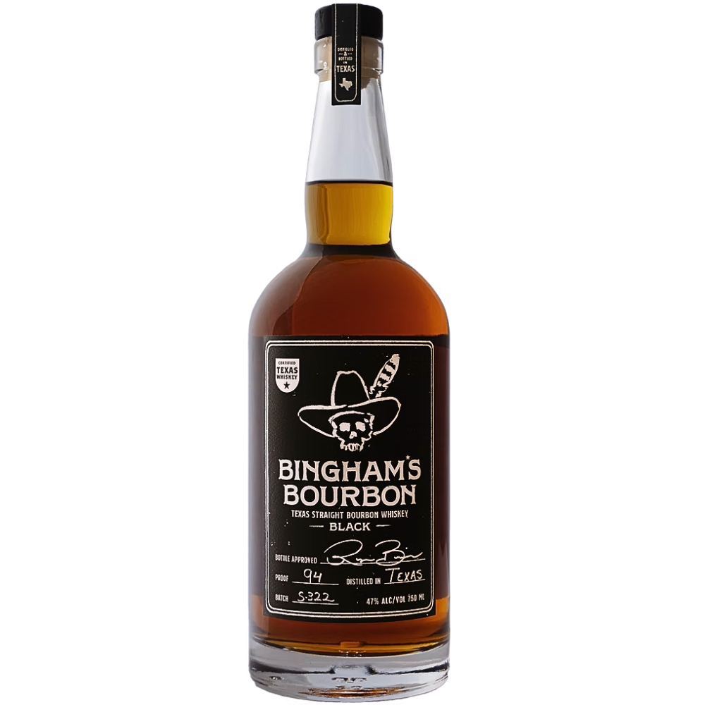 Bingham's Bourbon Texas Whiskey Black_Nestor Liquor