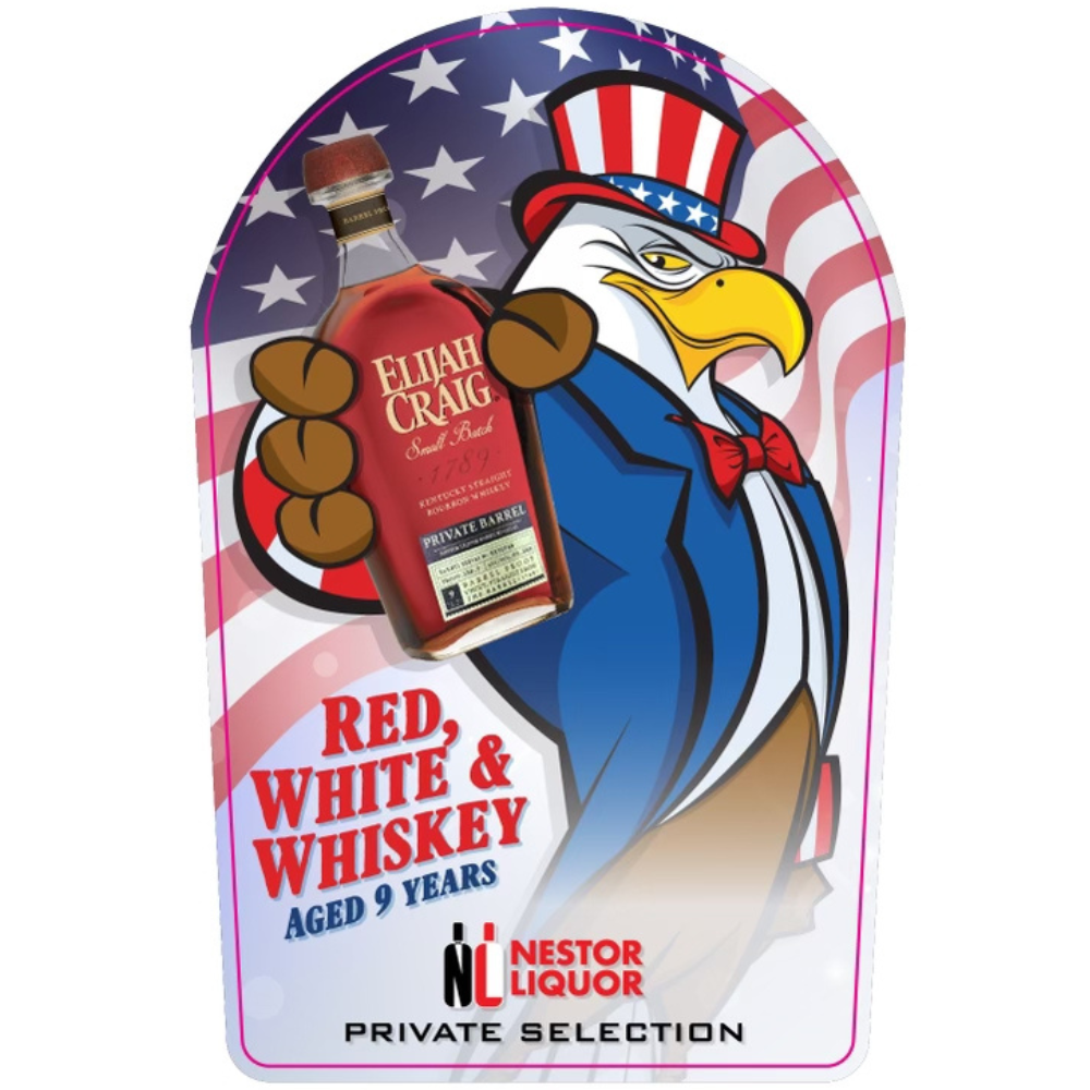 Elijah Craig Barrel Proof Single Barrel 'Red, White & Whiskey'_Nestor Liquor