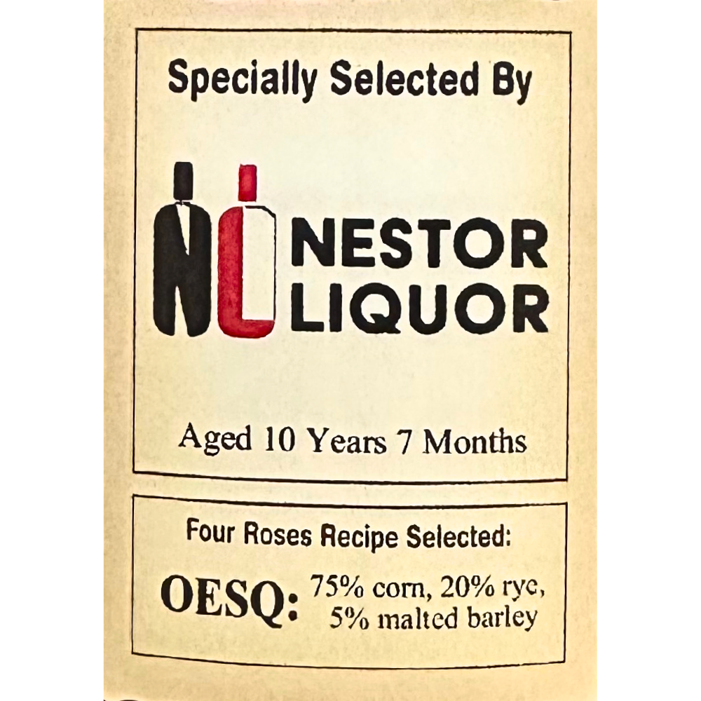 Four Roses Private Select OESQ 'Nestor Liquor' 115.8 Proof_Nestor Liquor
