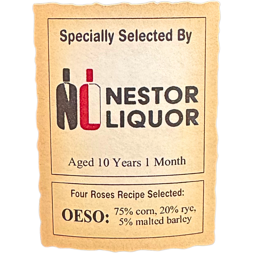 Four Roses 10 Year Old Private Select OESO 'Nestor Liquor' 116 Proof_Nestor Liquor