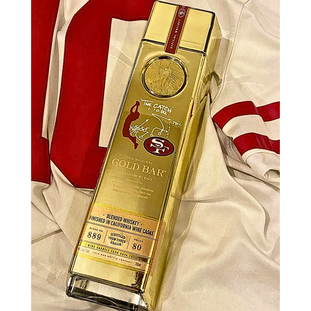 Gold Bar Whiskey 49ers 'The Catch' Limited Edition_Nestor Liquor