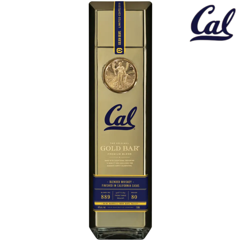 Gold Bar Whiskey Cal Golden Bears Limited Edition_Nestor Liquor