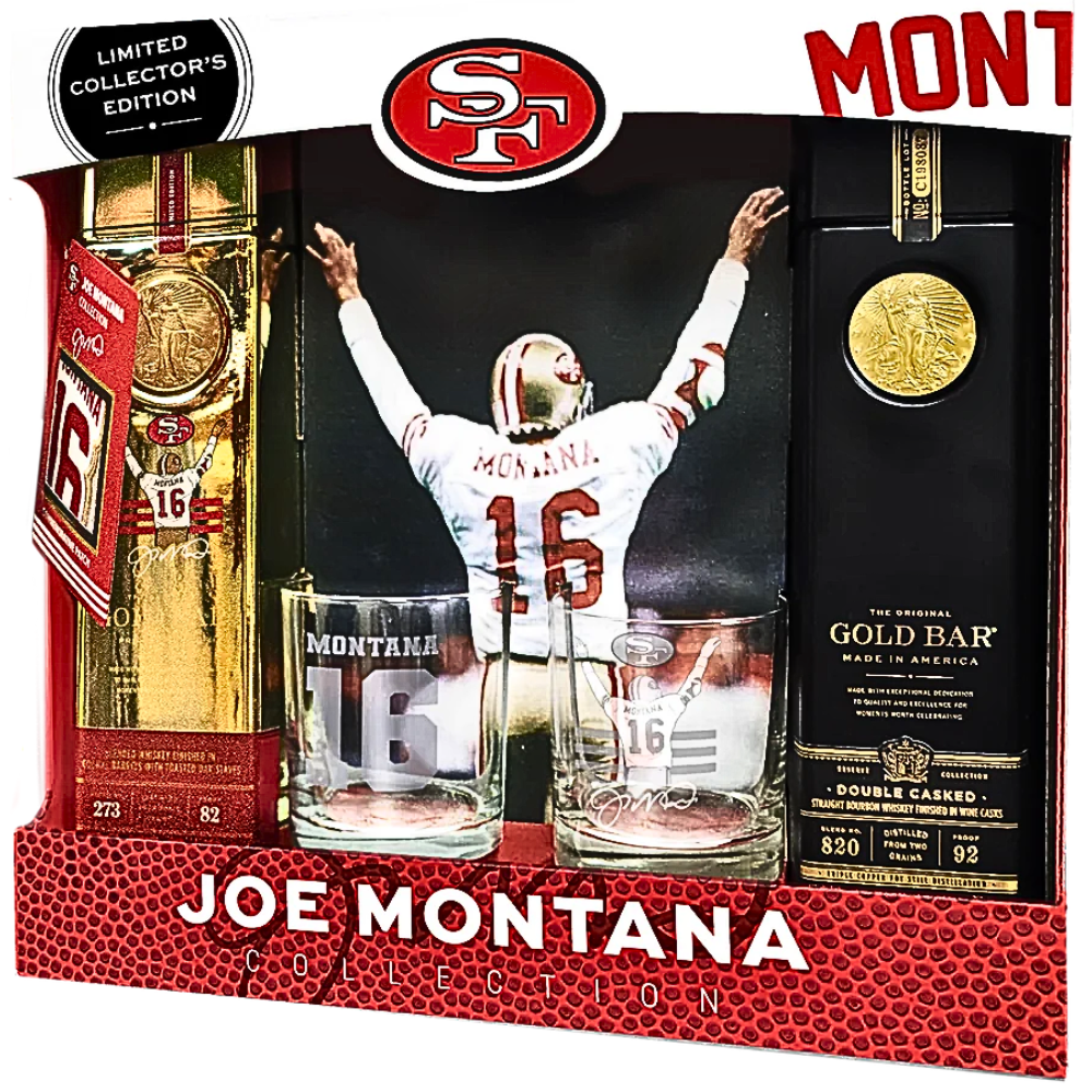 Gold Bar Whiskey Joe Montana Season Kickoff Collection - Nestor Liquor