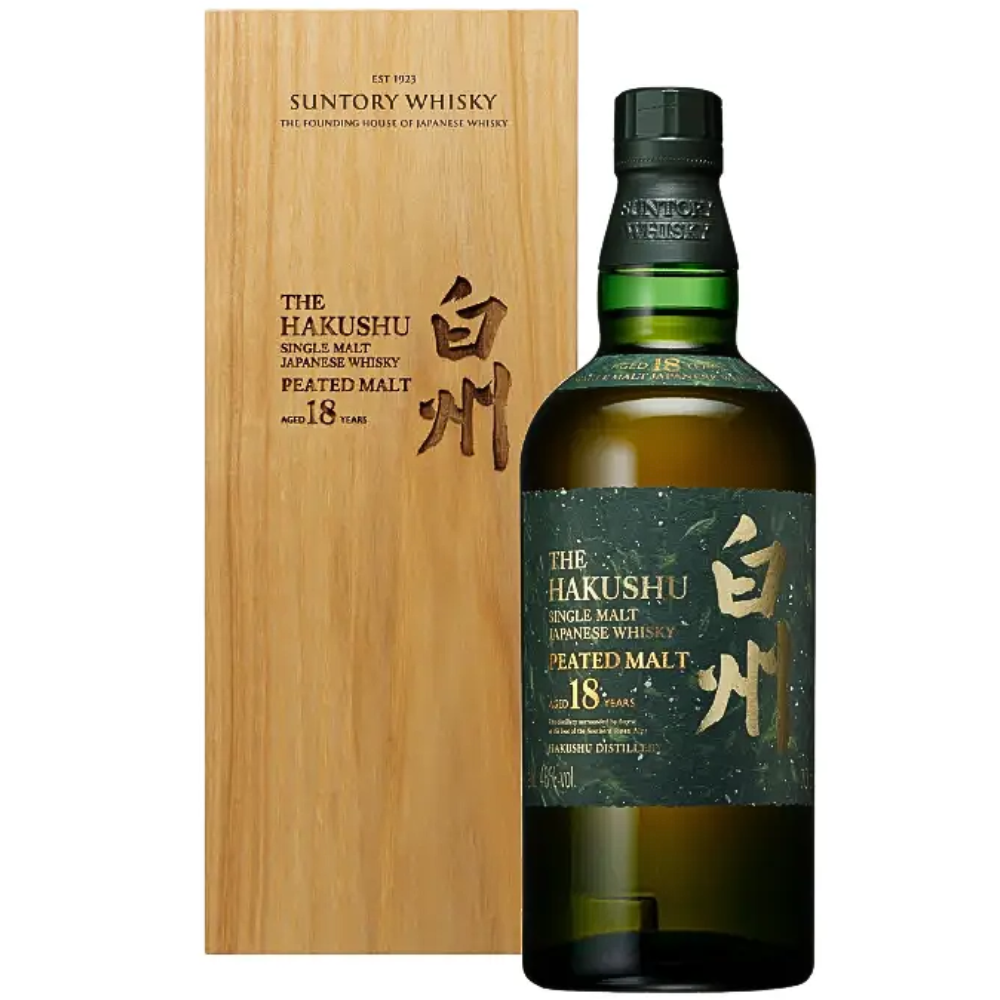 Hakushu 18 Year Peated Malt Japanese Whisky 2025 Release Hakushu 18 Year Peated Malt Japanese Whisky 2025 Release