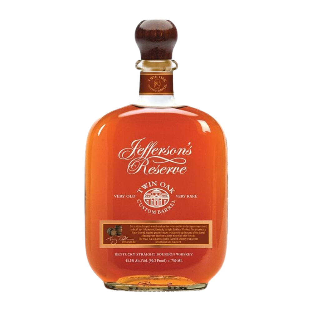 Jefferson's Reserve Twin Oak Kentucky Straight Bourbon Whiskey_Nestor Liquor