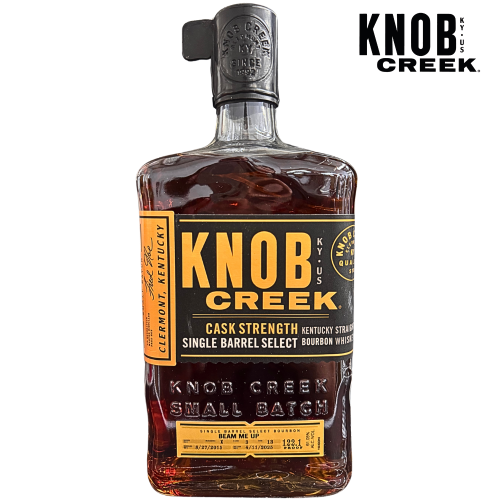 Knob Creek Cask Strength Single Barrel Select 'Beam Me Up' 122.1 Proof_Nestor Liquor