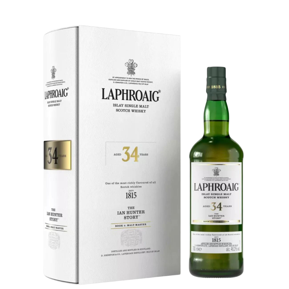 Laphroaig 34 Year Old The Ian Hunter Story Book 4_Nestor Liquor