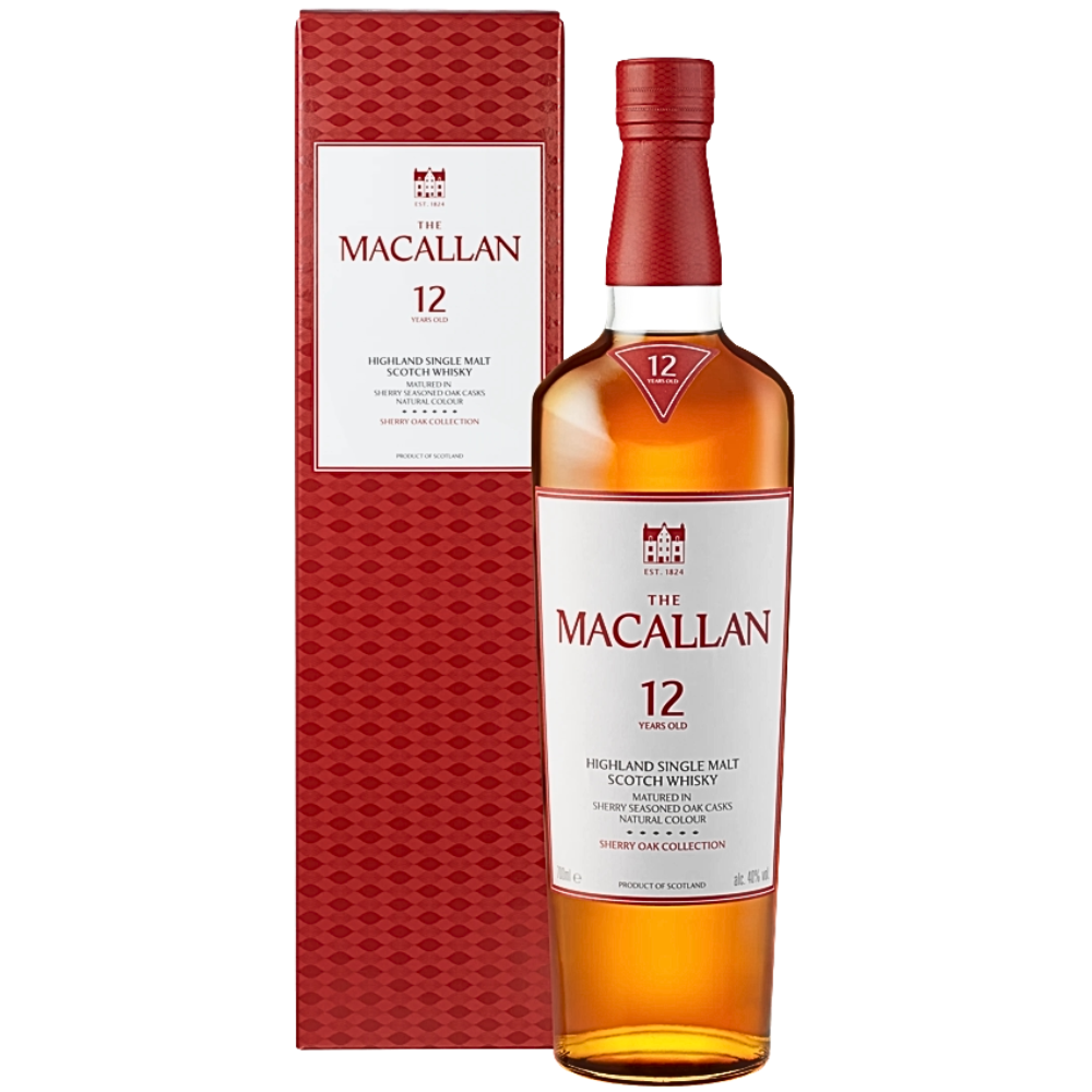 Macallan 12 Years Old Single Malt Sherry Oak Casks_Nestor Liquor