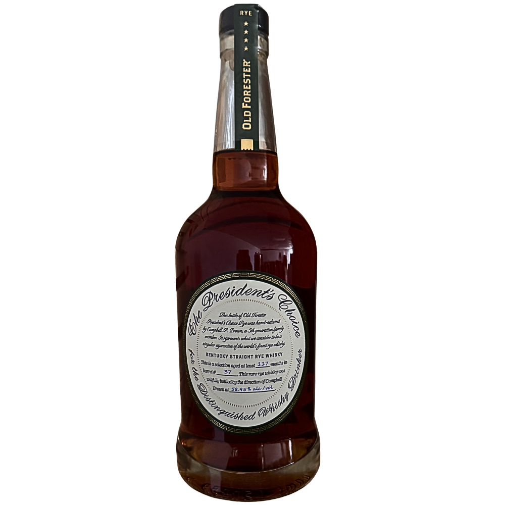 Old Forester The President's Choice Rye Whiskey 2025 Release_Nestor Liquor