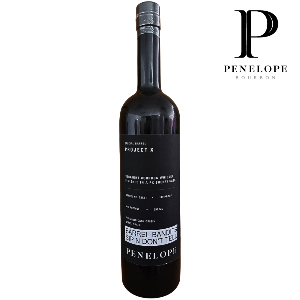 Penelope Project X Bourbon PX Sherry Cask Finish 'BARREL BANDITS SIP N DON'T TELL'_NESTOR LIQUOR
