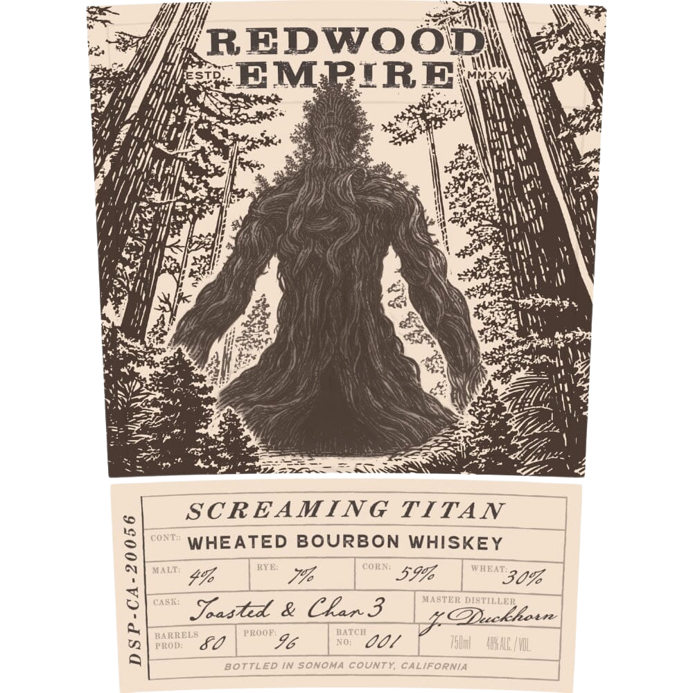Redwood Empire Screaming Titan Wheated bourbon_Nestor Liquor