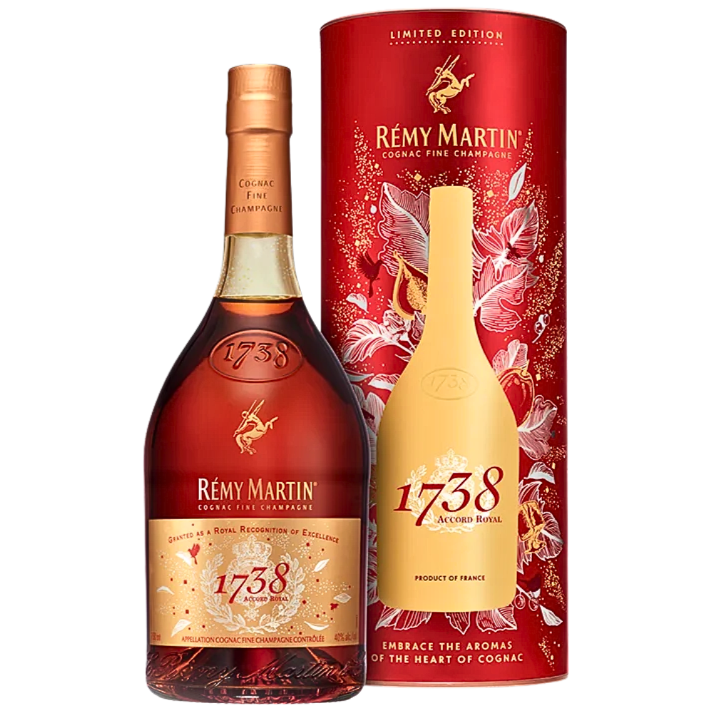 Remy Martin 1738 Accord Royal 'Heart Of Cognac' Gift Pack 2025 Holiday Remy Martin 1738 Accord Royal 'Heart Of Cognac' Gift Pack 2025 Holiday