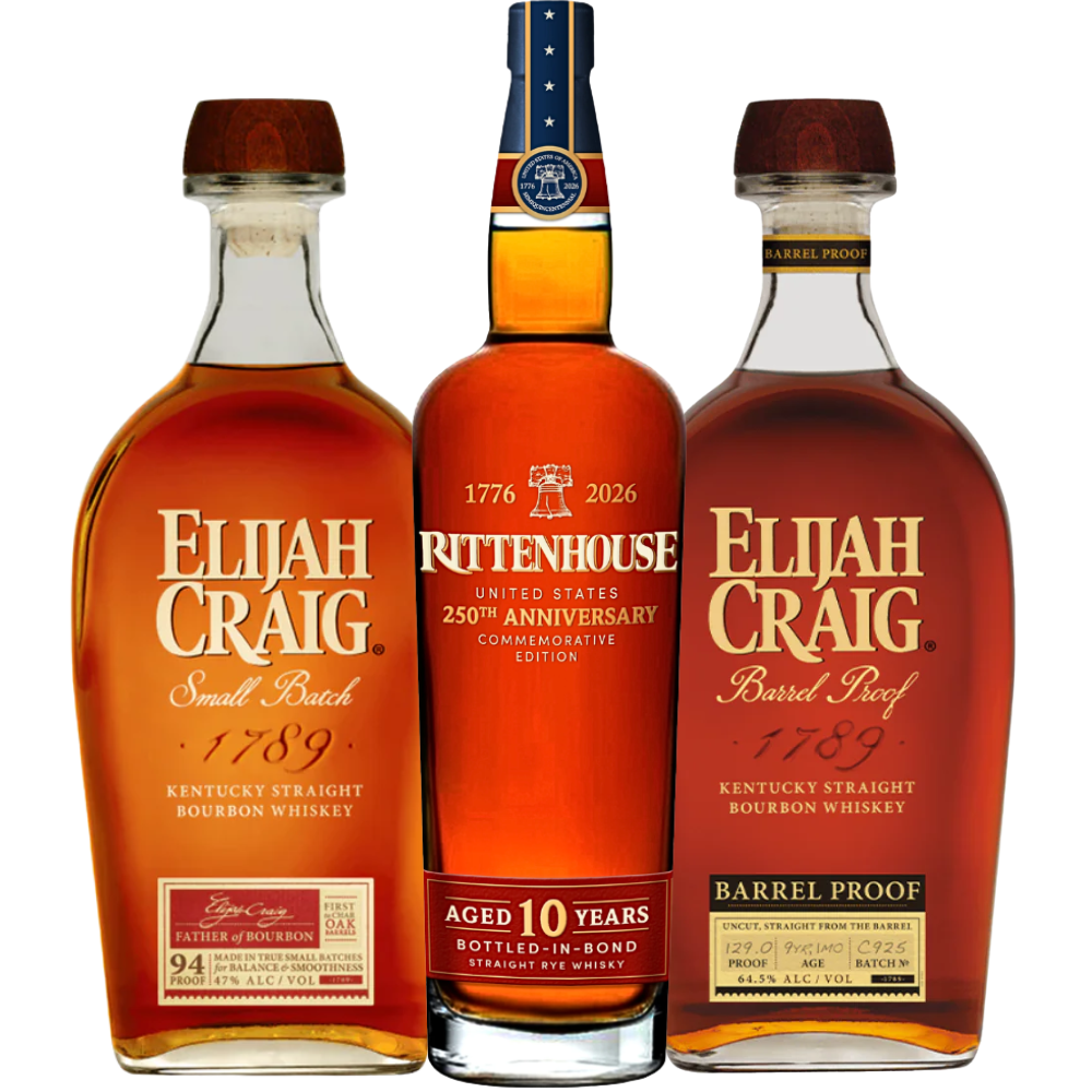 Rittenhouse 10 Year 250th Anniversary Bottled In Bond Commemorative Edition Bundle_Nestor Liquor
