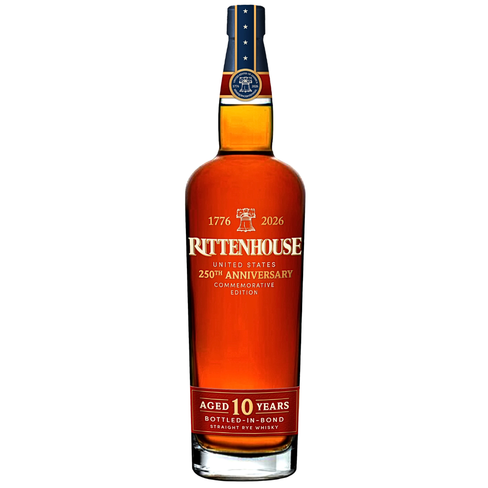 Rittenhouse 10 Year 250th Anniversary Bottled In Bond Commemorative Edition Bundle