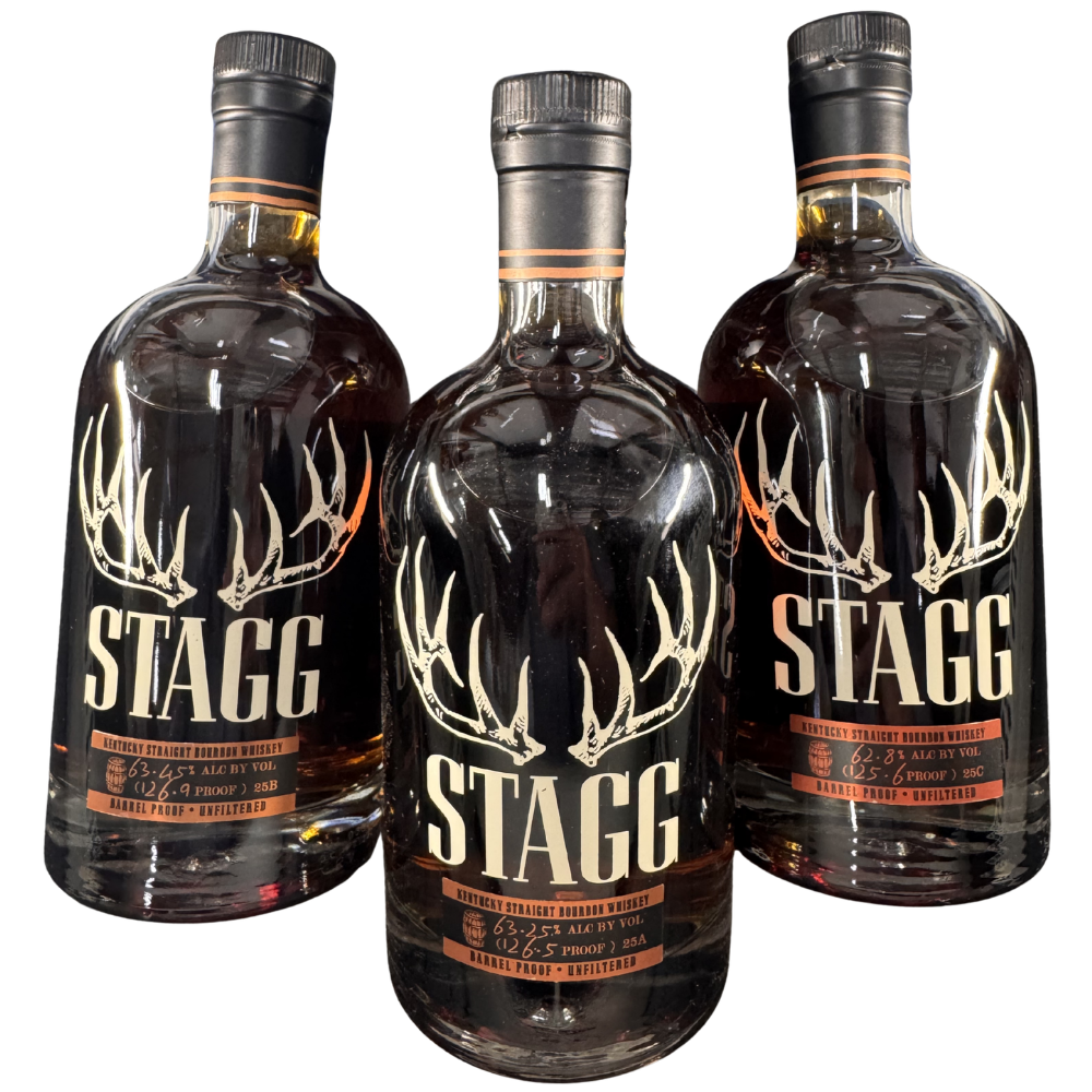 Stagg Kentucky Straight Bourbon Batch 25 Bundle (A, B, C)