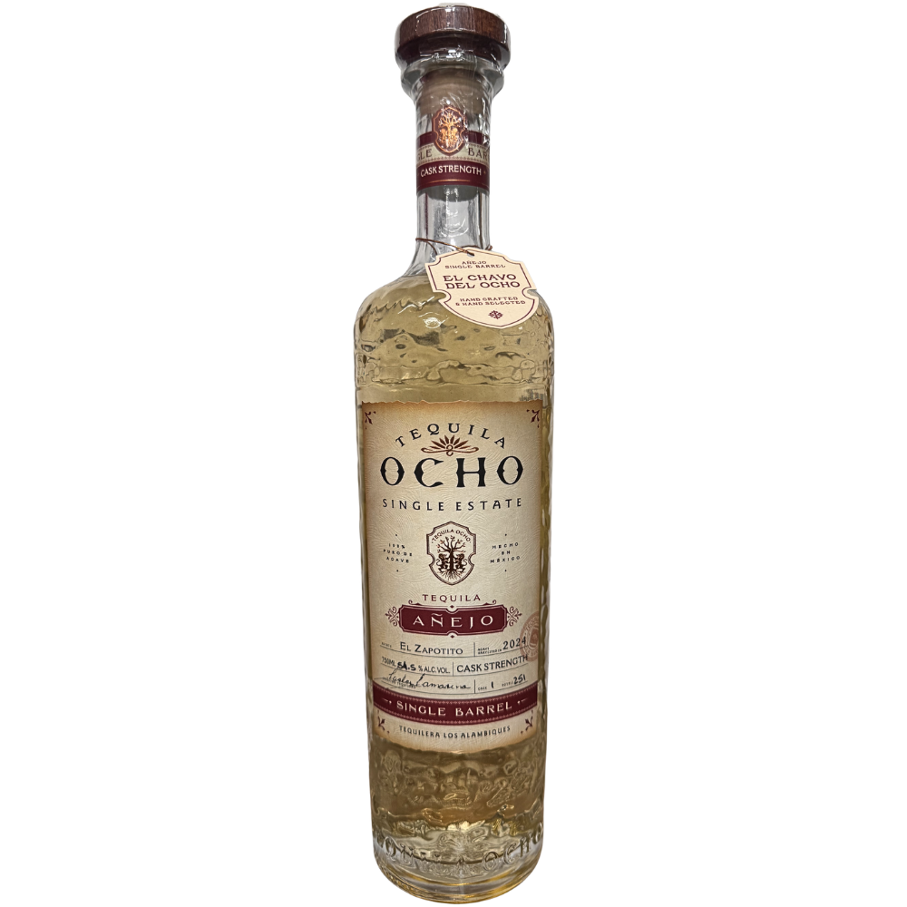 Tequila Ocho Single Barrel Anejo El Zapotito Estate 'El Chavo Del Ocho' 109 Proof_Nestor Liquor