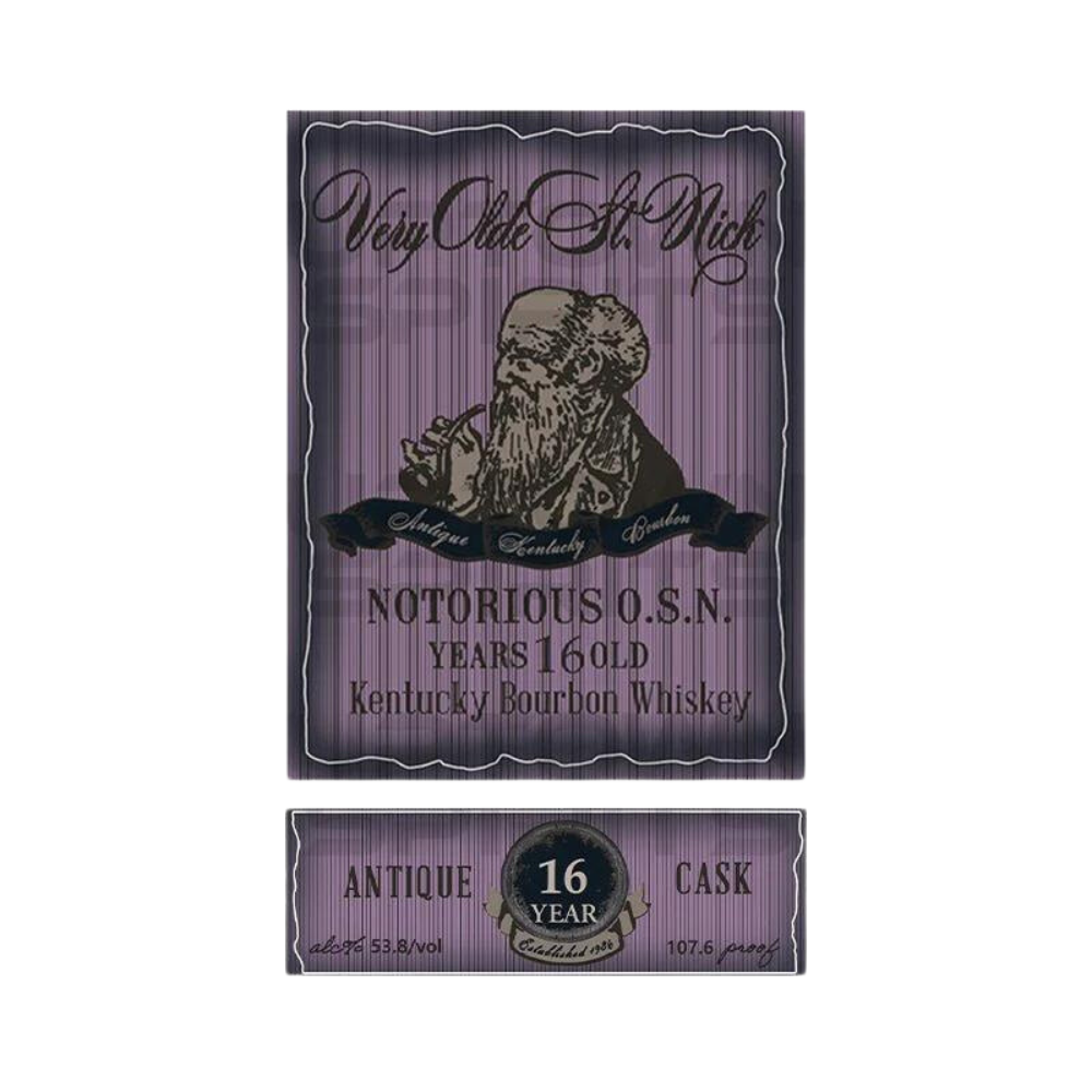 Very Olde St. Nick Notorious O.S.N. 16 Year Old Bourbon_Nestor Liquor