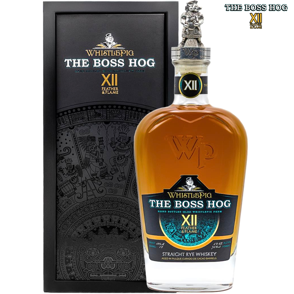 WhistlePig Boss Hog XII Feather & Flame Rye Whiskey - Nestor Liquor
