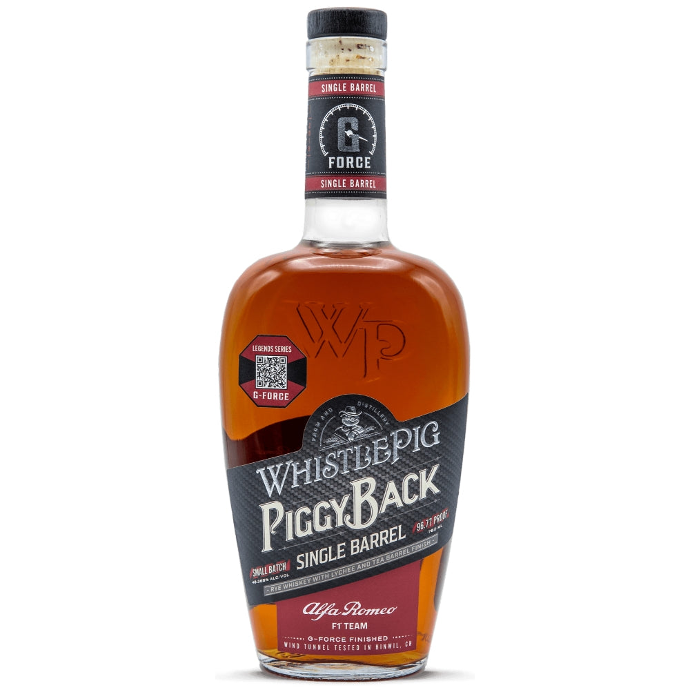 WhistlePig PiggyBack Single Barrel Legends Series: Alfa Romeo F1 G Force Finish - Nestor Liquor