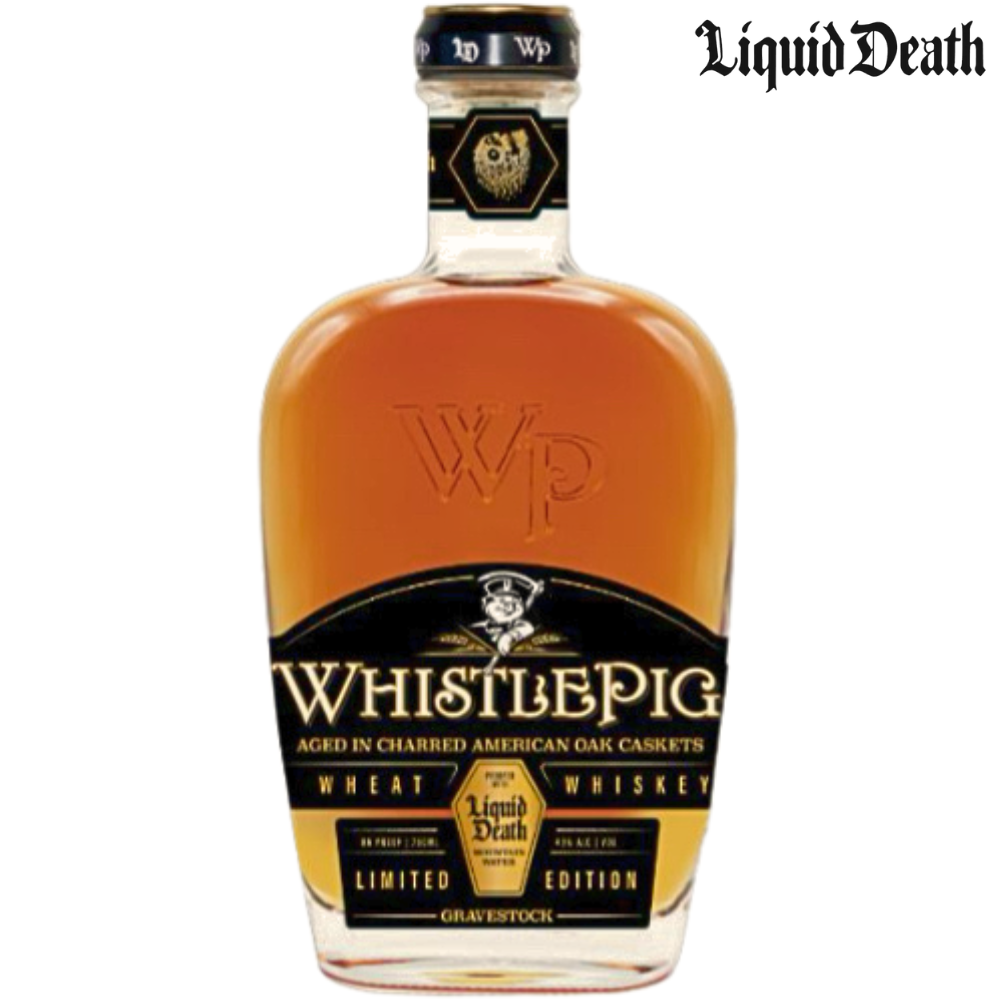 Whistlepig X Liquid Death Gravestock Wheat Whiskey Limited Edition_Nestor Liquor