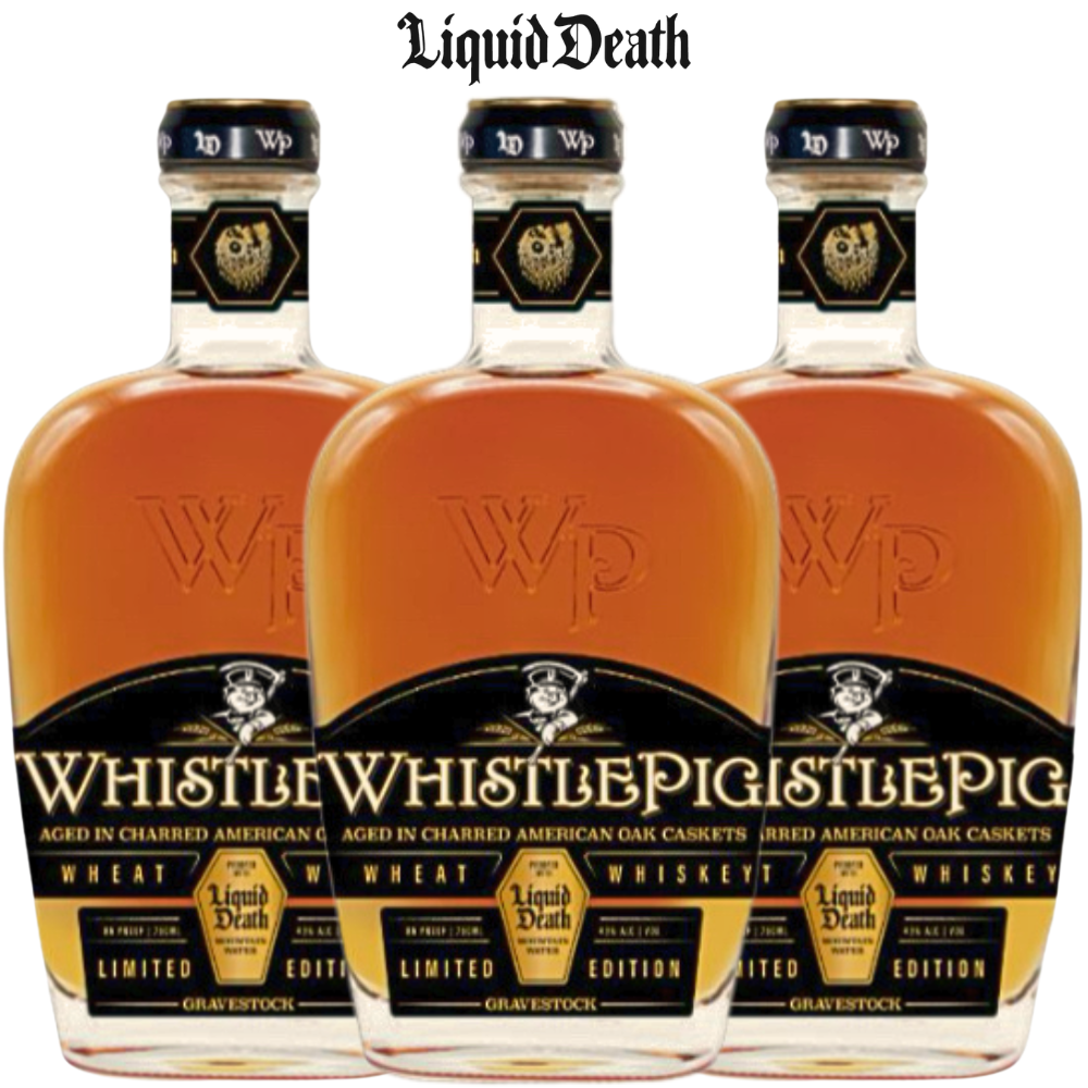 Whistlepig X Liquid Death Gravestock Wheat Whiskey Limited Edition_Nestor Liquor