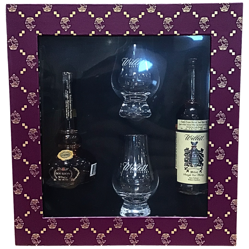 Willet Family Estate 50ml Gift Pack W/2 Willet Glencairns_Nestor Liquor