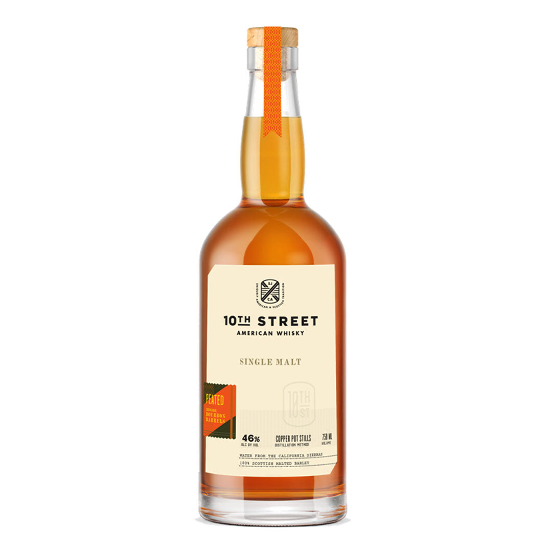 10th Street Peated Single Malt American Whiskey_nestor liquor