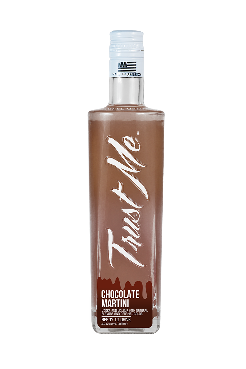 Trust Me Vodka Bottled Cocktail - Chocolate Martini 375ml - Nestor Liquor