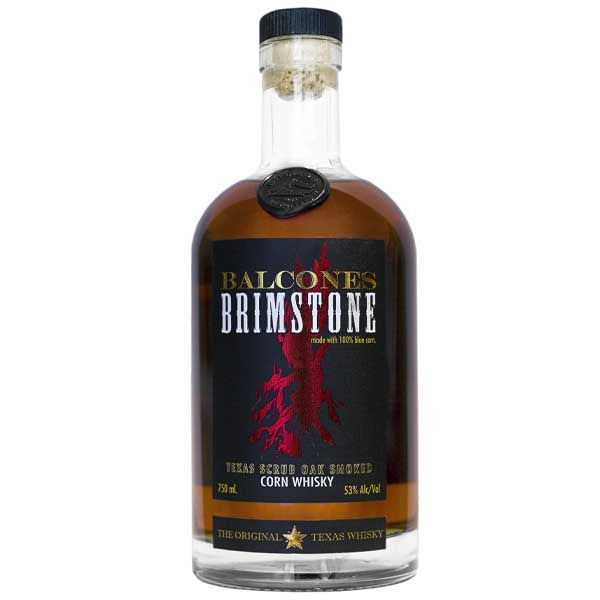 Balcones Brimstone Texas Scrub Oak Smoked Corn Whisky