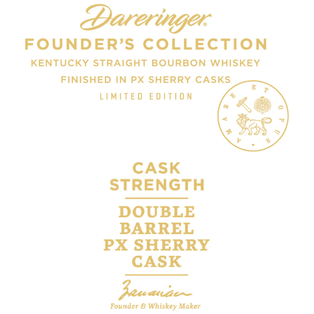 Rabbit Hole Founder's Collection Dareringer PX Sherry Cask Bourbon 750ml_nestor liquor