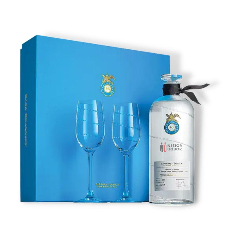 Casa Dragones Joven Tequila W/ 2 Glasses 750ml_nestor liquor