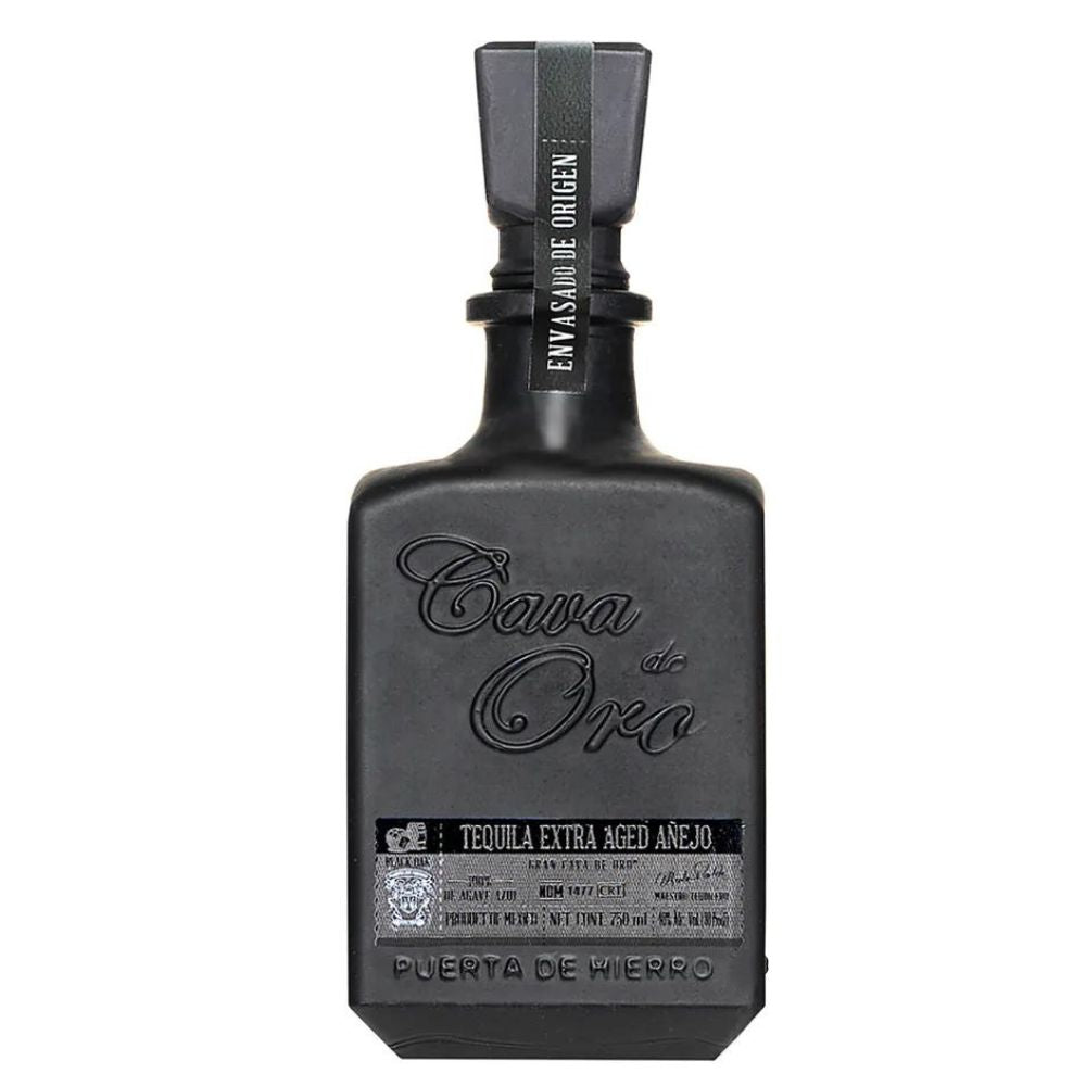 Cava De Oro Extra Aged Anejo Black 750ml_Nestor Liquor