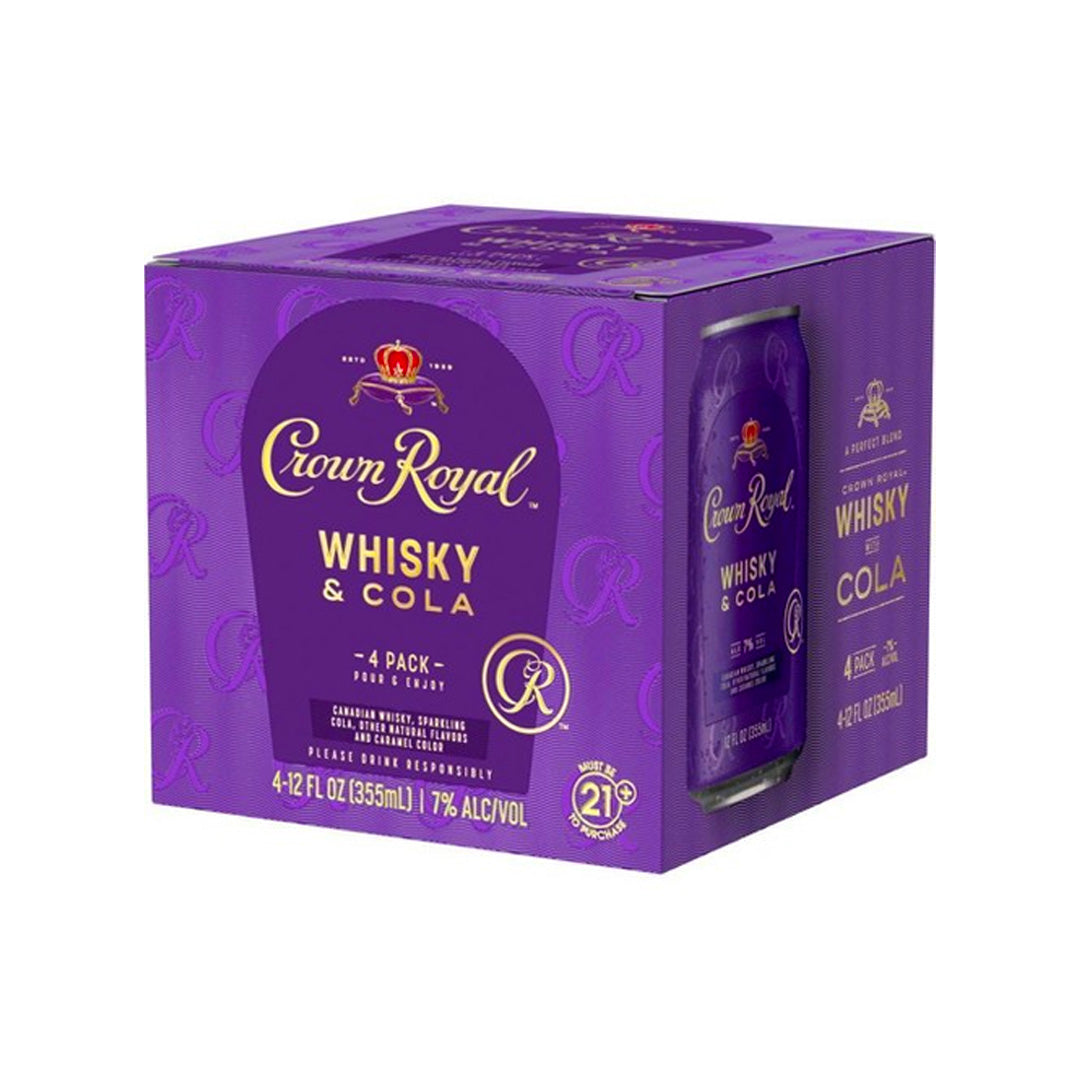 Crown Royal Whisky and Cola 4 Pack/12oz_nestor liquor