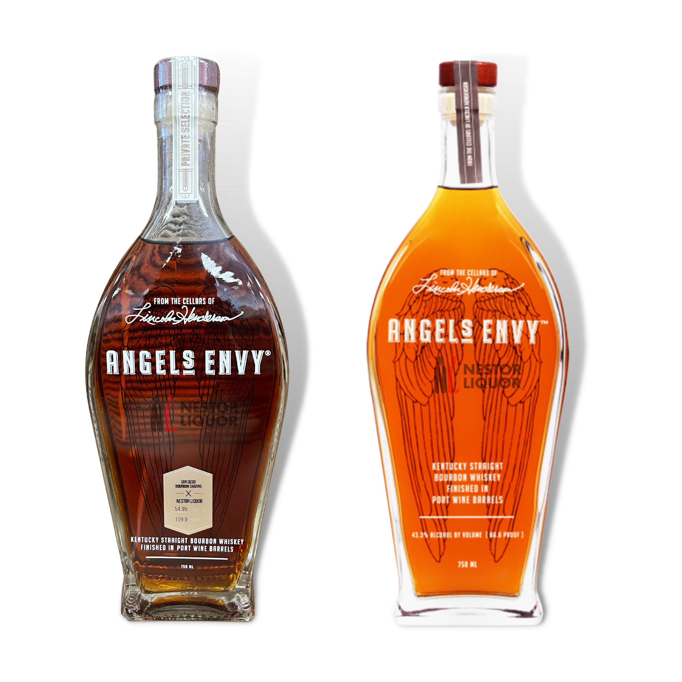 Angels Envy Private Barrel 'San Diego Bourbon Sharing X Nestor Liquor' Bundle #1_nestor liquor