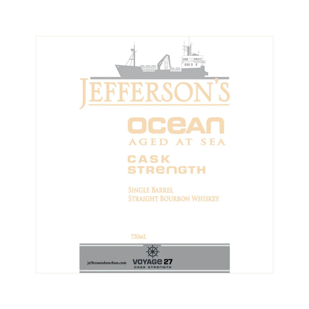 Jefferson's Ocean Cask Strength Aged At Sea Voyage 27 750ml_nestor liquor