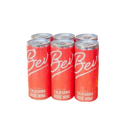 Bev California Rose Wine 6 Pk Cans_nestor liquor