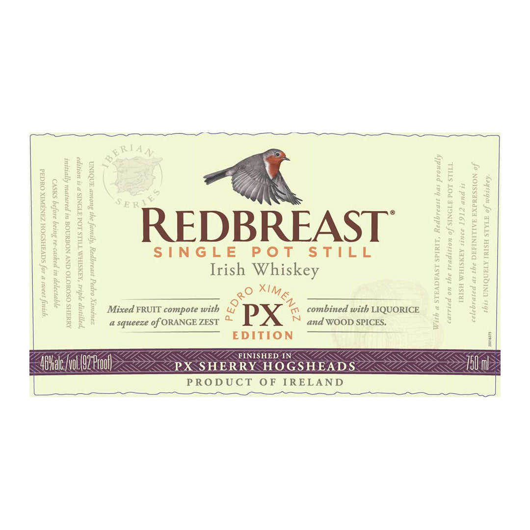 Redbreast Single Pot Still PX Sherry Hogsheads Cask 750ml_nestor liquor