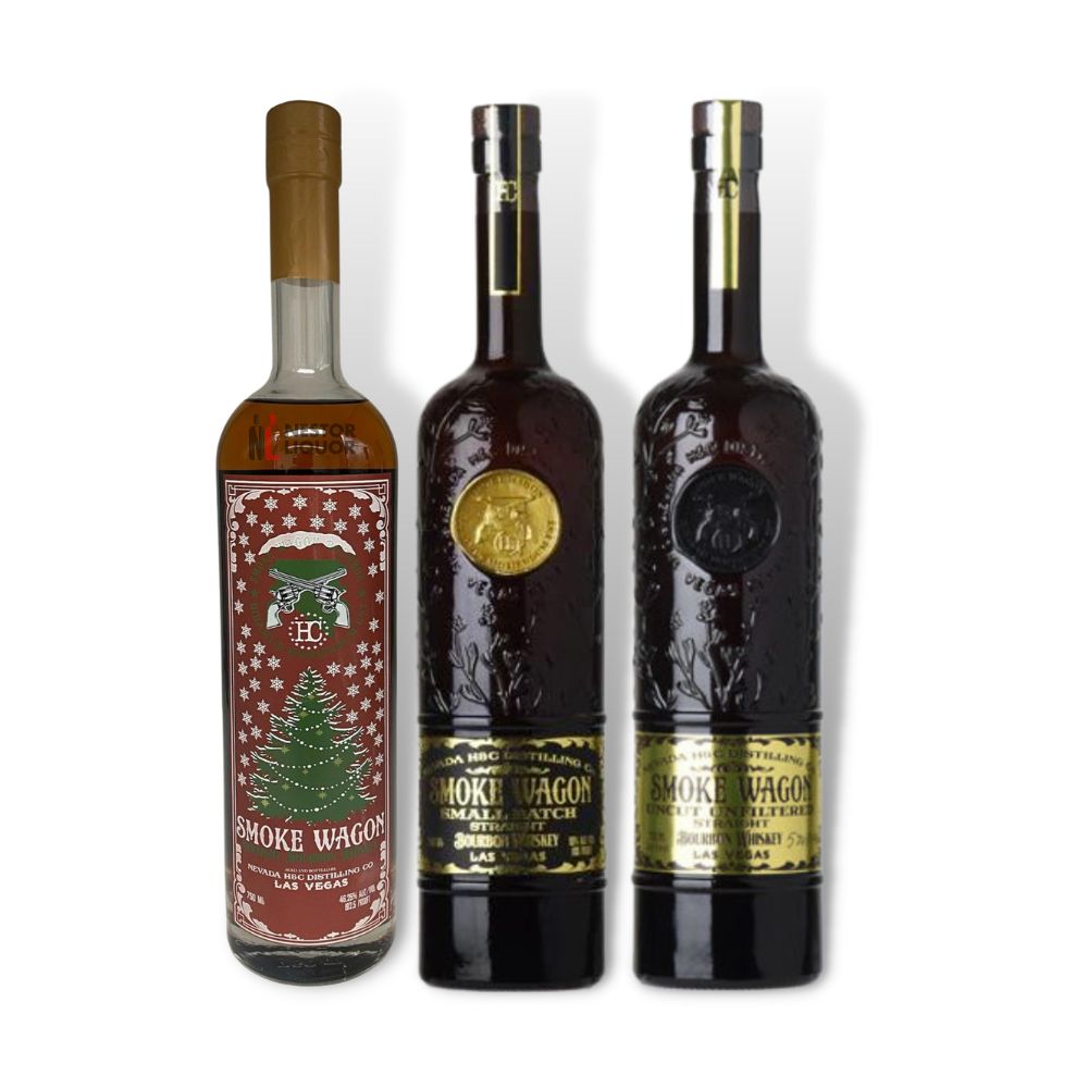 Smoke Wagon Straight Bourbon Christmas Bundle 2022 Release - Nestor Liquor