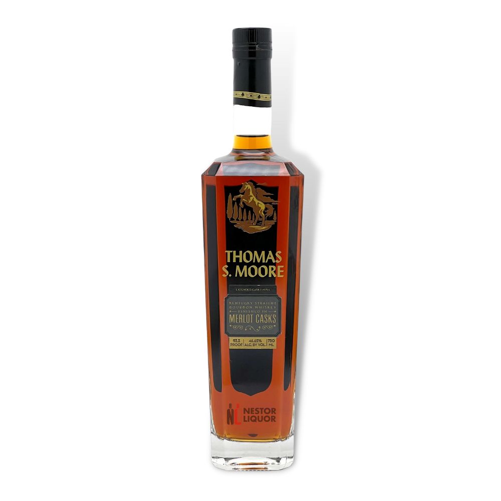 Thomas S. Moore Extended Cask Finish Bourbon Finished In Merlot Casks 750ml_nestor liquor