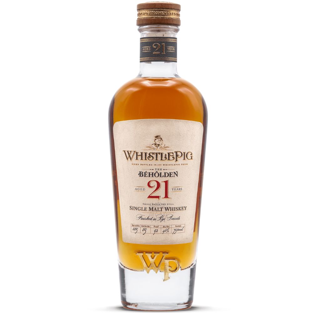WhistlePig Beholden 21 Year Single Malt_Nestor Liquor