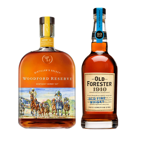 Woodford Reserve Kentucky Derby 1 Liter 2021 + Old Forester 1910_nestor liquor