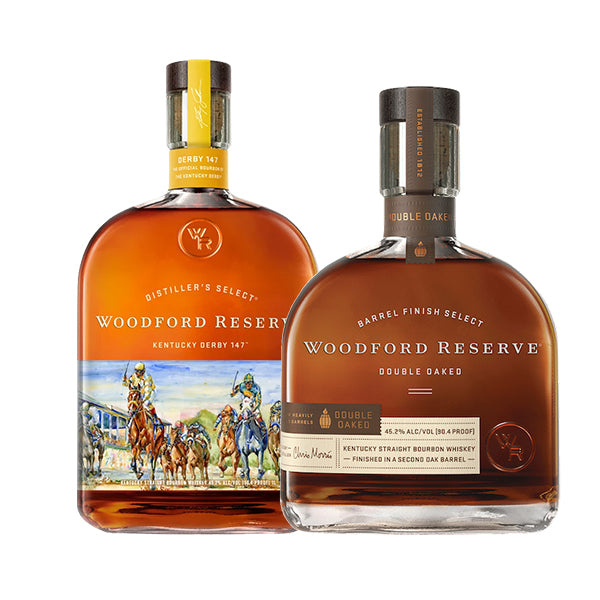 Woodford Reserve Kentucky Derby 1 Liter 2021 + Woodford Double Oak_nestor liquor