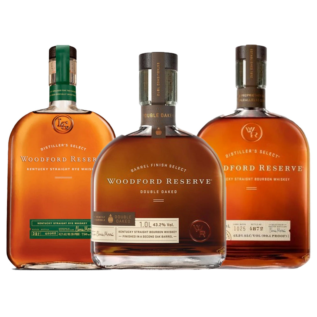 Woodford Reserve + Woodford Reserve Rye + Woodford Reserve Double Oaked Special_nestor liquor
