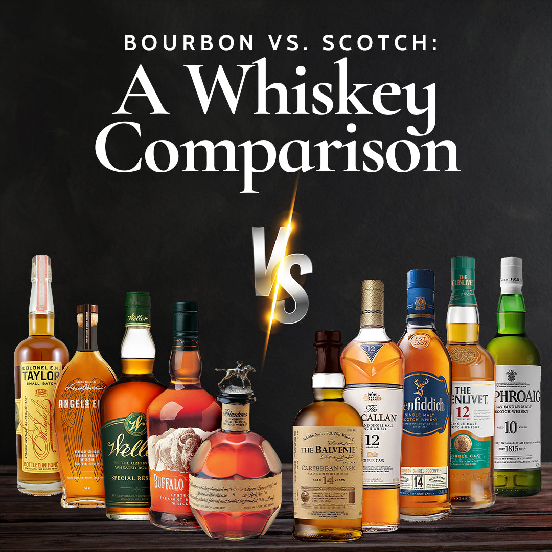 Bourbon vs. Scotch: A Whiskey Comparison