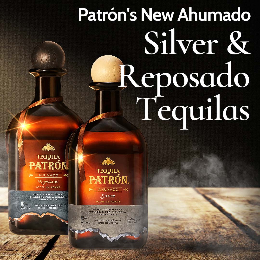 Patrón's New Ahumado Silver and Reposado Tequilas