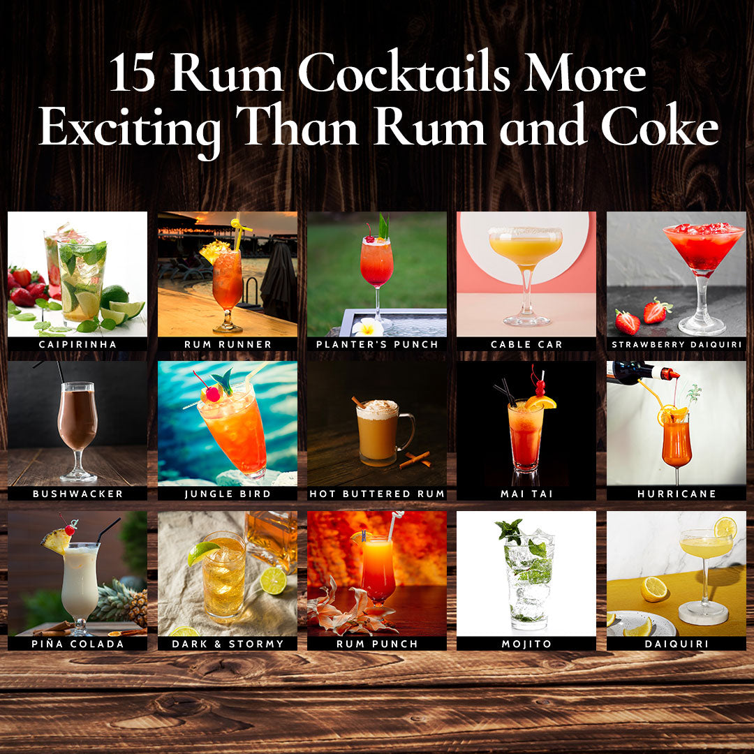 15 Rum Cocktails More Exciting Than Rum and Coke